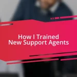 How I Trained New Support Agents